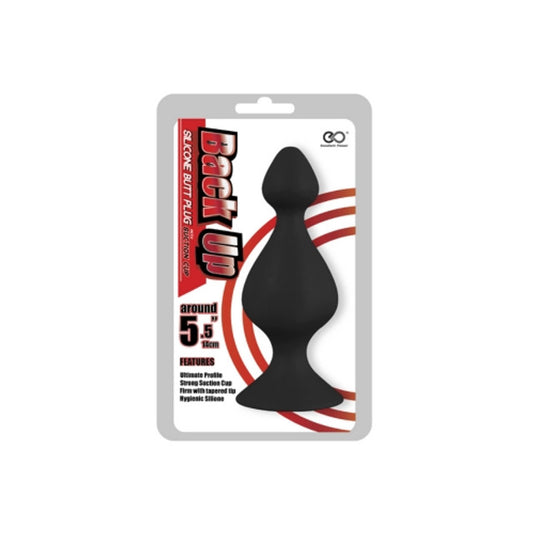 Excellent Power Back Up Gourd 5" Silicone Butt Plug