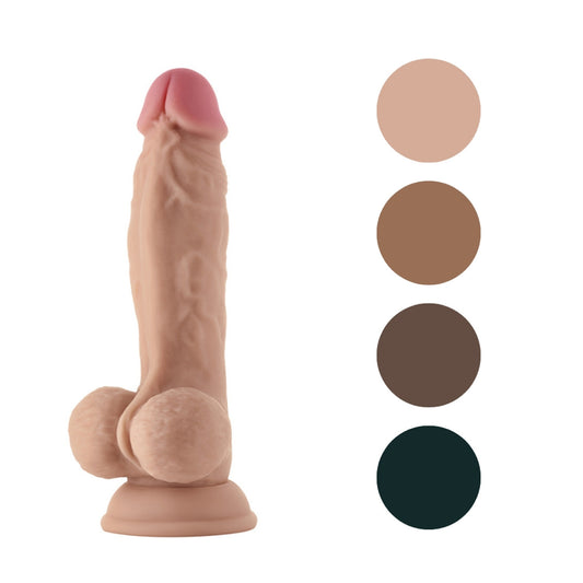 Shaft MODEL A 8.5" Liquide Silicone Dildo Dong w/Balls