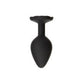 BMS Roses Til’ Dawn – Silicone Anal Plug - Medium - Black