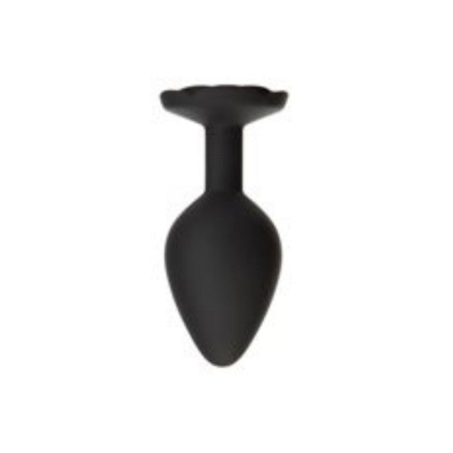 BMS Roses Til’ Dawn – Silicone Anal Plug - Medium - Black