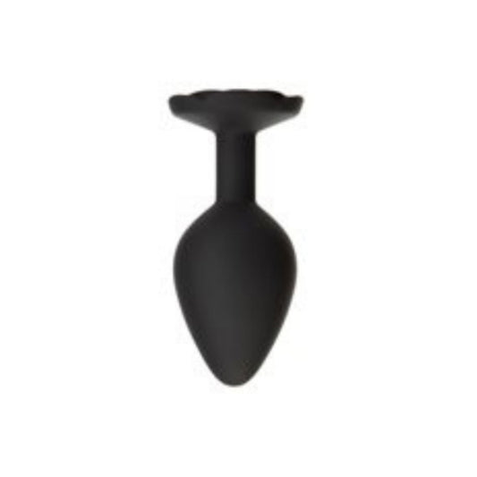 BMS Roses Til’ Dawn – Silicone Anal Plug - Medium - Black