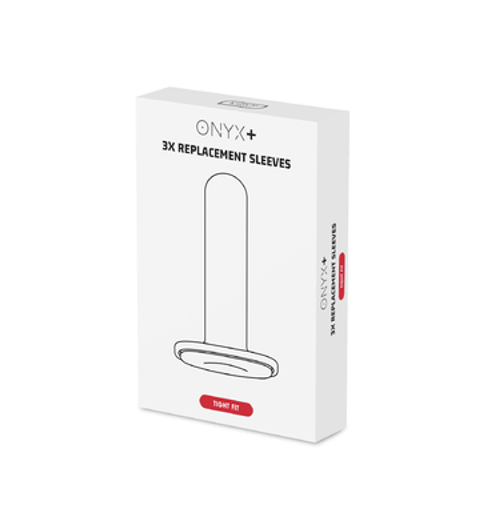 Kiiroo Onyx+ Replacement Sleeve - 3 Pack, Tight Fit