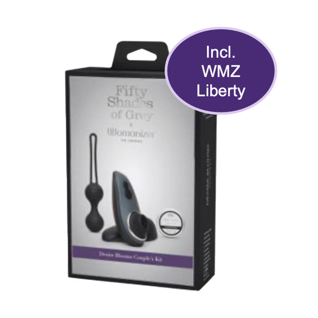 Fifty Shades of Grey X Womanizer Liberty - Desire Blooms Couple’s Kit (3 Piece)