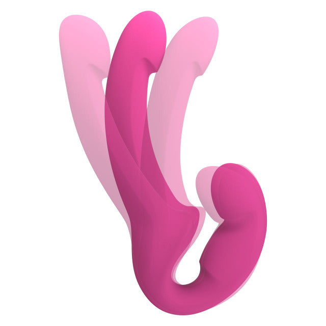 Fun Factory Share Lite - Strapless Strap-On - Posable Double Dildo
