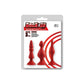 Excellent Power Back Up 3 in 1 Assorted Kit - Butt Plug Set - Red