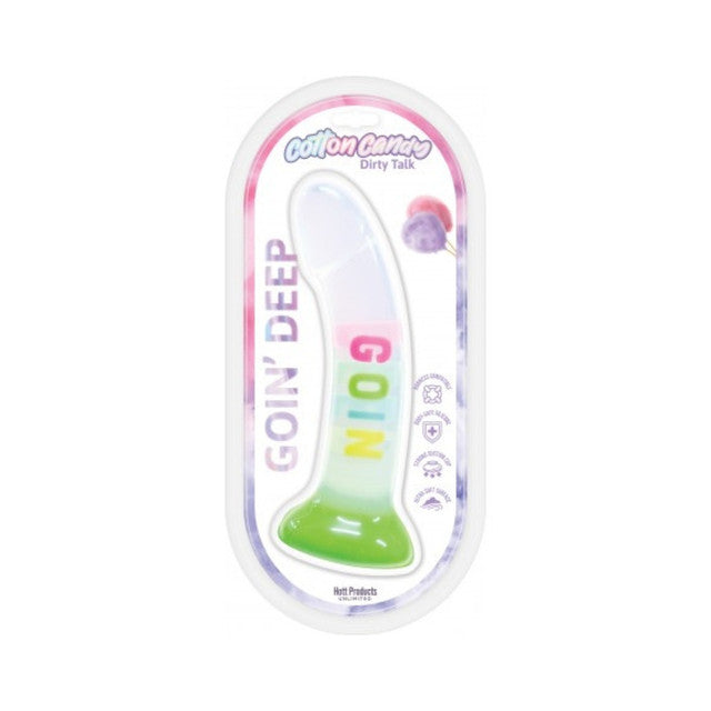 Hott Products | Cotton Candy Dirty Talk Dildo