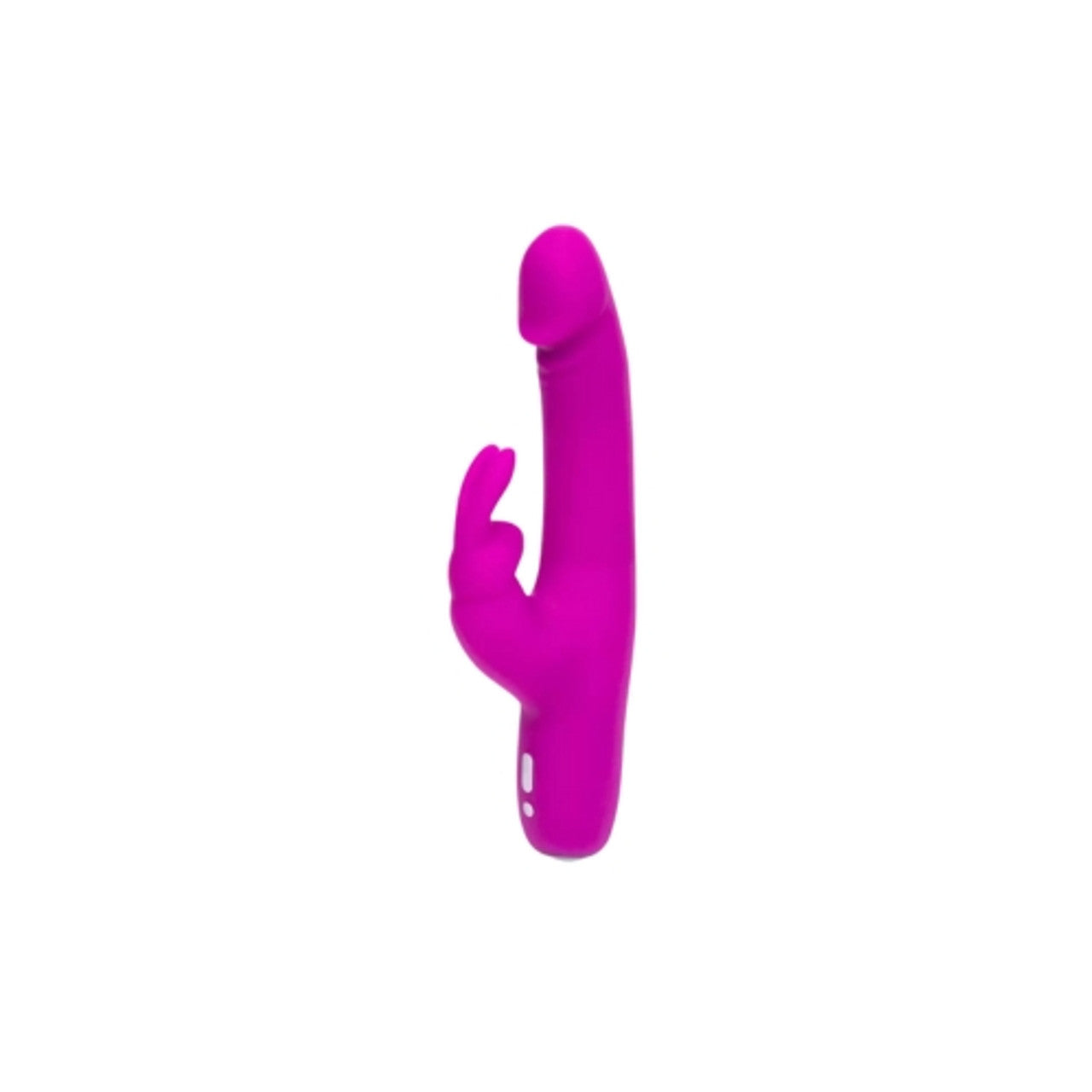 Love Honey Happy Rabbit Slimline Realistic Rechargeable Rabbit Vibrator Purple