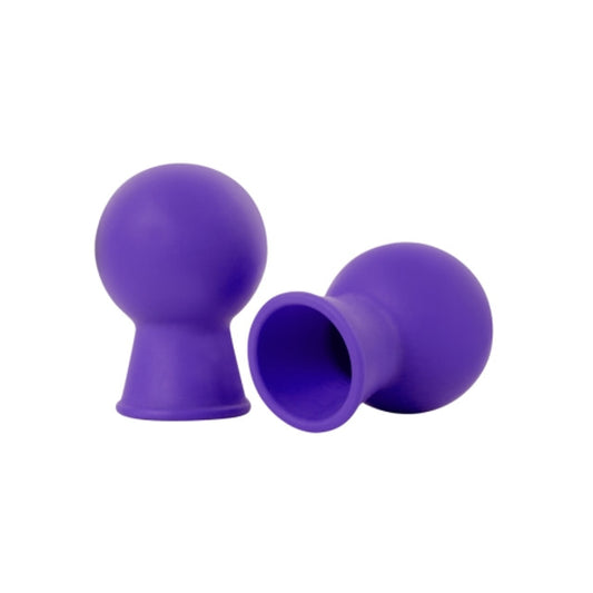Excellent Power Silicone Nipple Sucker Set of 2pcs - Purple
