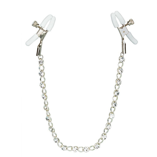 Calexotics Nipple Play Crystal Chain Nipple Clamps