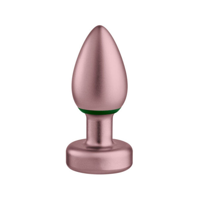 Femme Funn Bougie Plug - Vibrating Anodized Butt Plug - Rose Gold