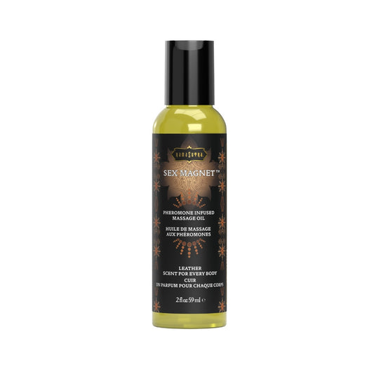 Kama Sutra Sex Magnet Pheromone - Leather Massage Oil 59ml