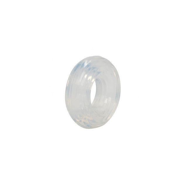 CalExotics Premium Silicone Cock Ring Clear Medium/Large