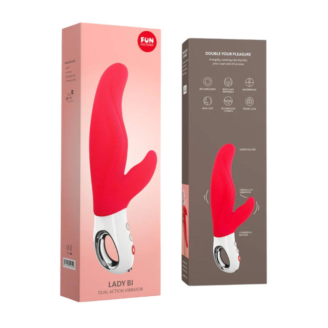Fun Factory Lady Bi A-Spot Rabbit Vibrator - MULTIPLE COLOURS
