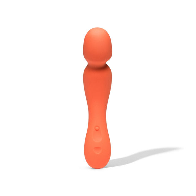 Dame Min - Mini External Wand Vibrator Papaya