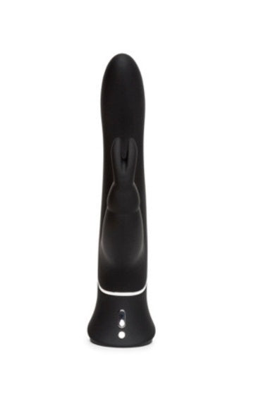 Love Honey Happy Rabbit Triple Curve Rechargeable Rabbit Vibrator Black