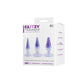 Excellent Power Glitzy Trainer 3 in 1 PVC Anal Plug Kit 4.5" - Transparent