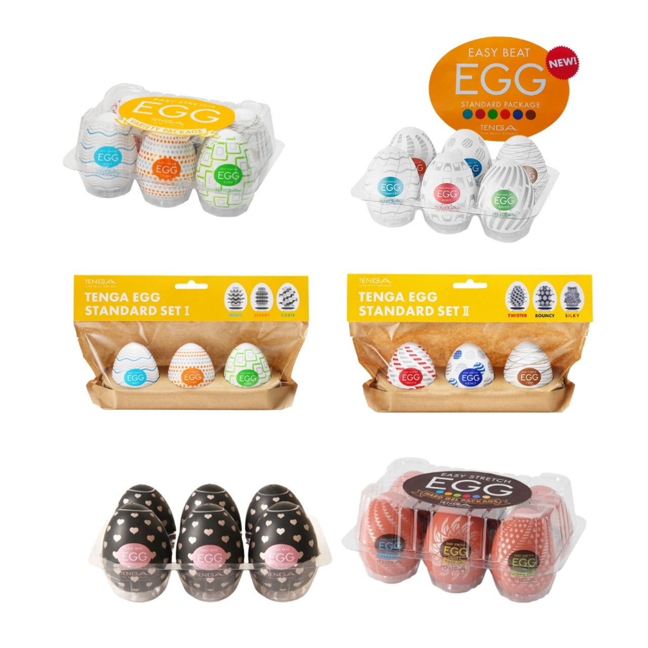 Tenga Egg Pack Masturbators - MULTIPLE TYPES