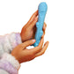 Cute Little Fuckers Trinity Vibrating Dildo Teal