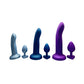 Lady Bonnd Galaxy Kit - Dong + Anal Plug Kit - Size Small/Medium/Large