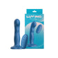 Luv Inc Ws38: Wavy Strap On Luv Vibe with Remote - Blue