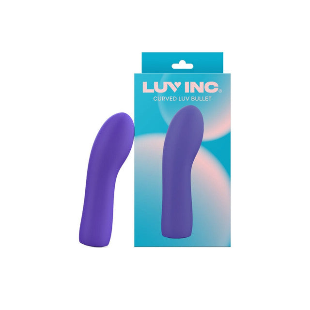 Luv Inc Cb42: Curved Luv Bullet Vibrator - Purple