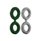 Shaft Model D Flexskin Liquid Silicone Double C-Ring Cock Ring Size 2