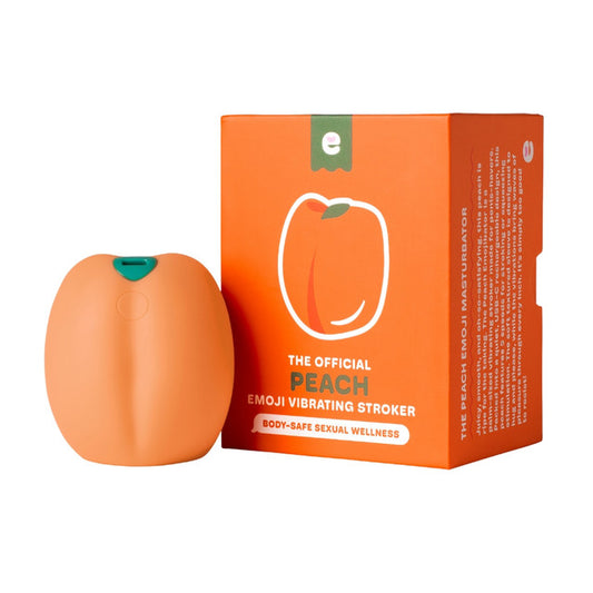 Emojibator Peach Emojibator - Emoji Vibrating Stroker