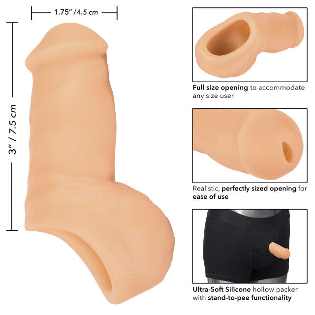 CalExotics Packer Gear™ 4"/10.25 cm Ultra-Soft™ Silicone STP Packer