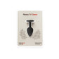 BMS Roses Til’ Dawn – Silicone Anal Plug - Small - Black