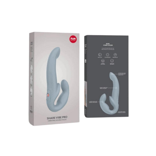 Fun Factory Share Vibe Pro - Strapless Strap-On - Vibrating Double Dildo
