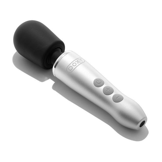 Doxy Go Massage Wand Massager Brushed Metal
