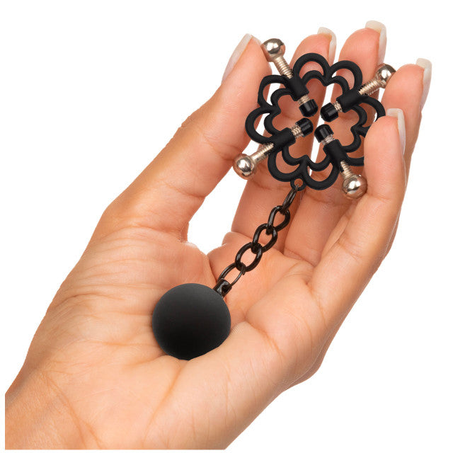 Calexotics Nipple Grips Power Grip 4-Point Weighted Nipple Press