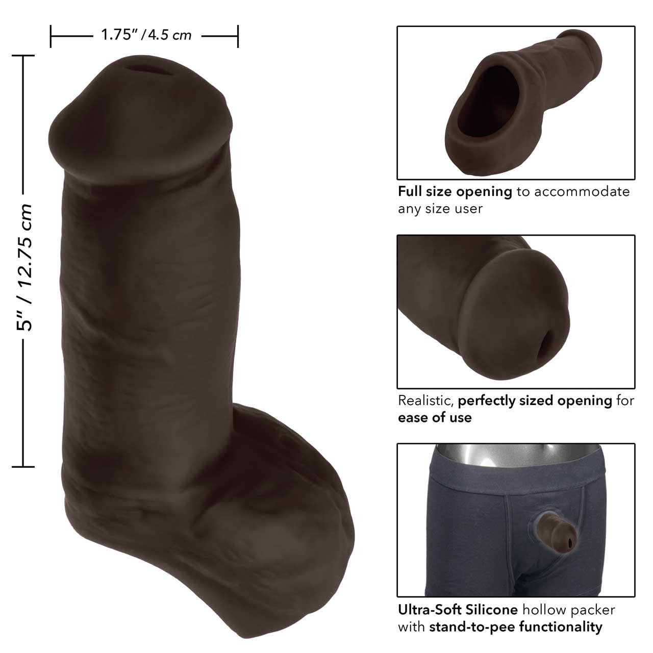 CalExotics Packer Gear 5"/12.75 cm Ultra-Soft Silicone STP