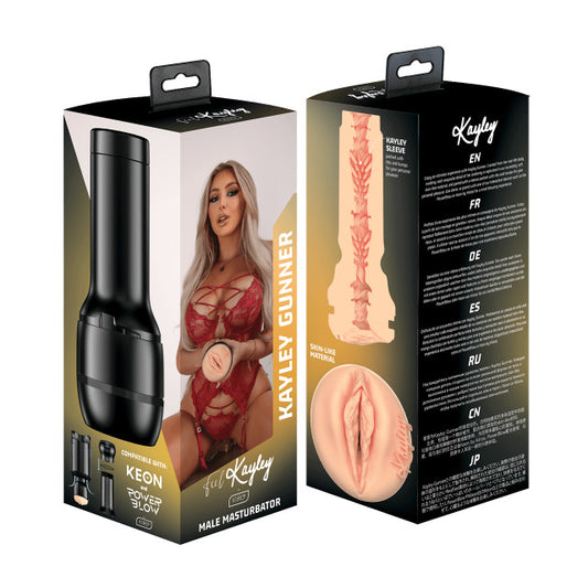 Kiiroo Feel Kayley Gunner Masturbator - Compatible with PowerBlow & Keon