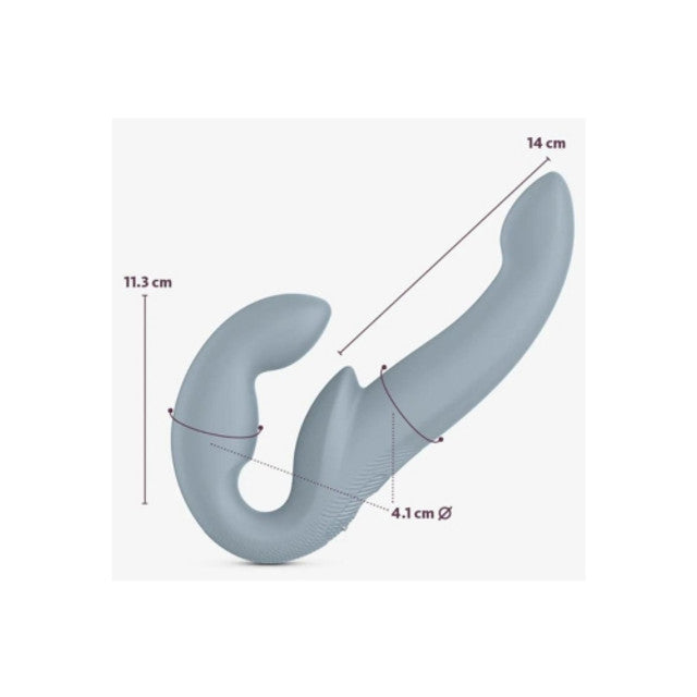 Fun Factory Share Vibe Pro - Strapless Strap-On - Vibrating Double Dildo