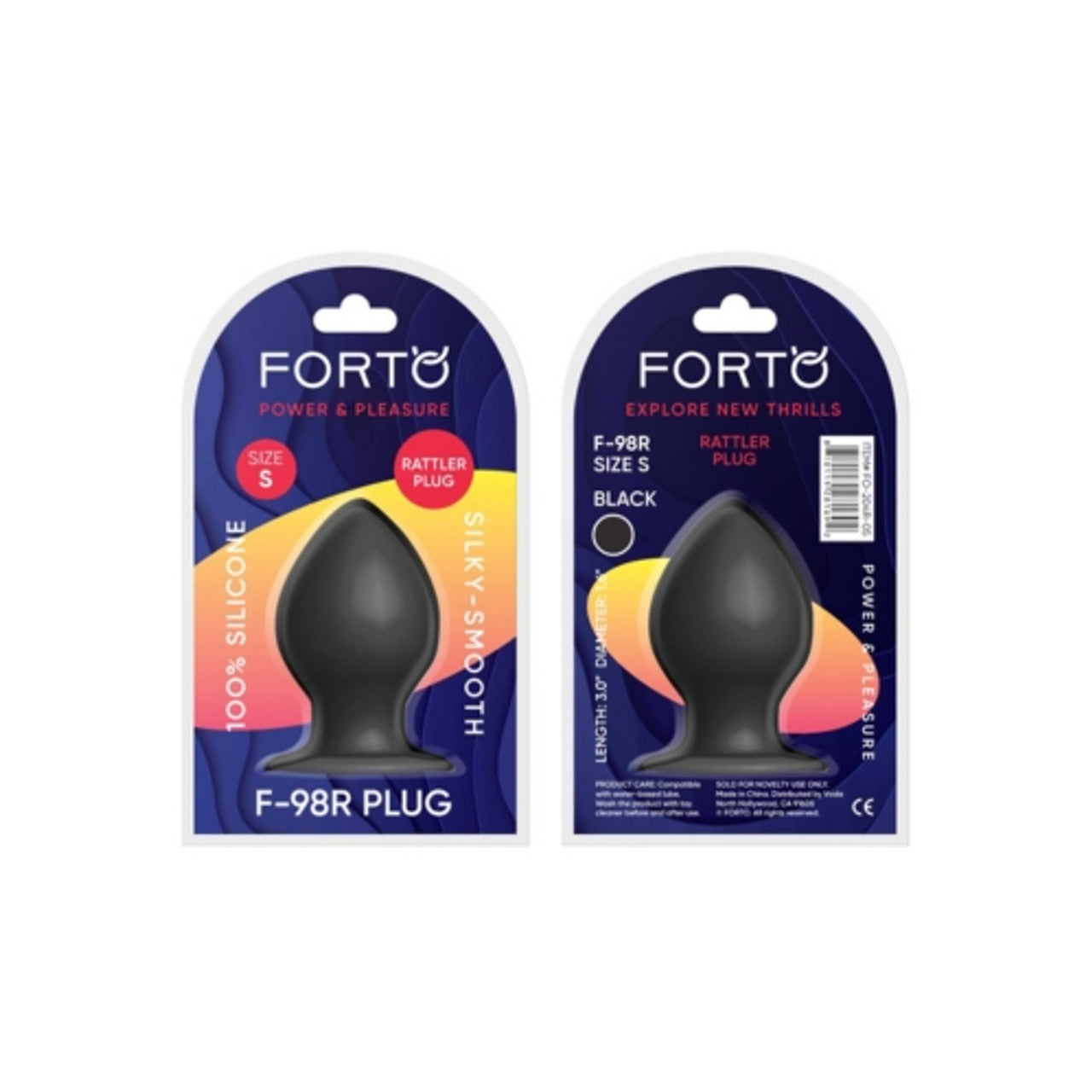 Forto F-98R: Rattler Cone Butt Plug