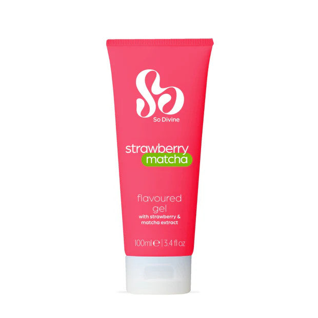 So Divine Strawberry Matcha Water Based Lubricant 100ml