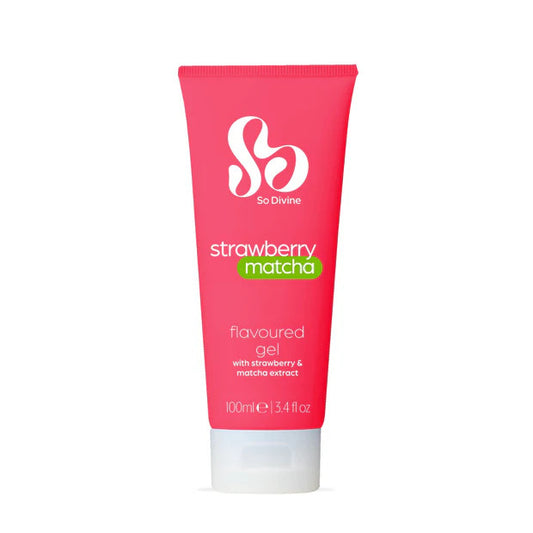 So Divine Strawberry Matcha Water Based Lubricant 100ml