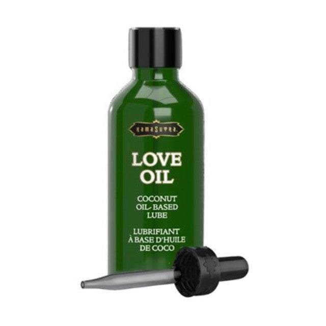 Kama Sutra Love Oil (Coconut Oil Based) Organic Lubricant 15ml or 59ml