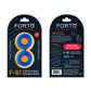 Forto F-81: Double Ring (Liquid Silicone) Cock & Ball Ring 44mm/47mm/51mm