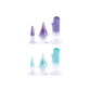 Excellent Power Glitzy Trainer 3 in 1 PVC Mulit Kit - Transparent