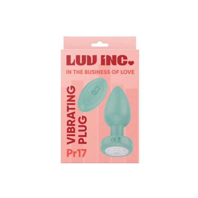 Luv Inc Pr17: Vibrating Plug with Remote Control