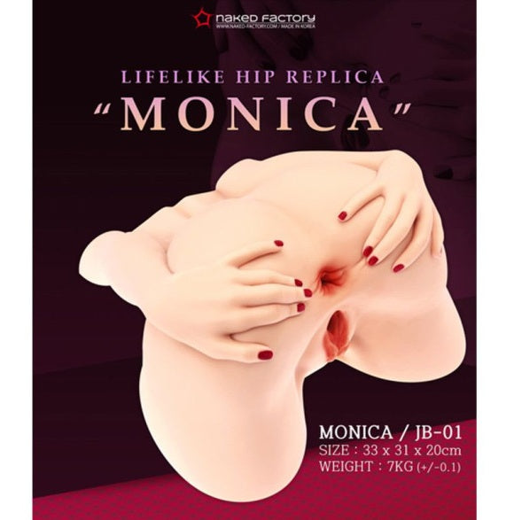 Naked Factory | Spread Me Pussy and Anal Masturbator Torso Monica