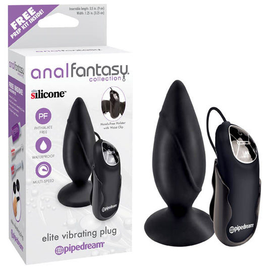 Pipedream Anal Fantasy Collection - Black 9.5cm (3.5") Vibrating Butt Plug