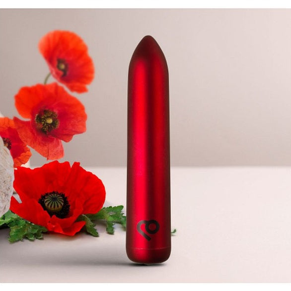 Rocks Off Poppy Red Rechargeable Bullet Vibrator