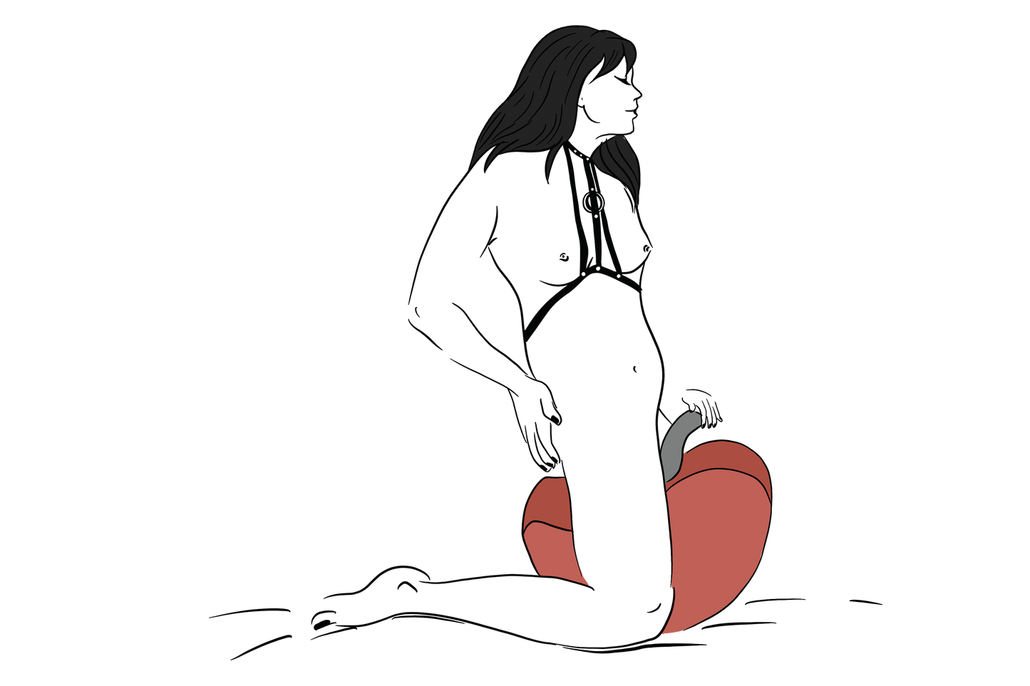 Liberator Pulse Rocking Sex Toy Mount Positioner Black