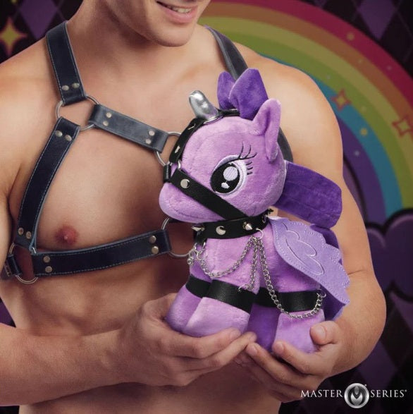 Master Series Raven Plum Bondage Pony