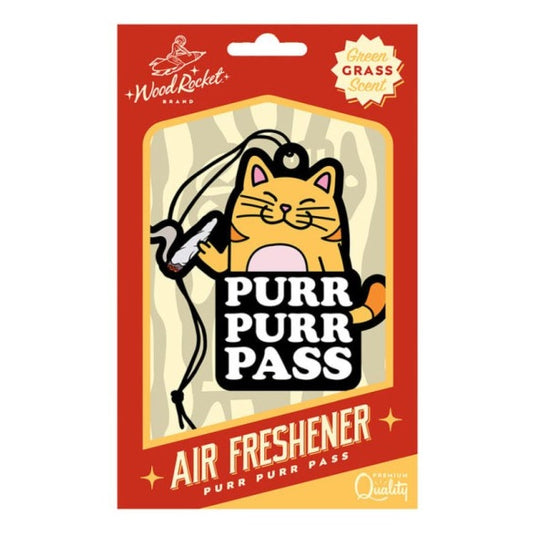 Wood Rocket Purr Purr Pass Air Freshener