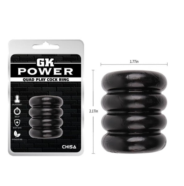 CHISA GK Power Quadplay Cock Ring