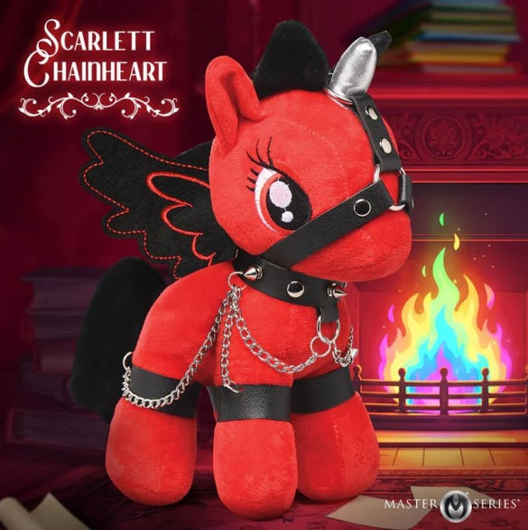 Master Series Scarlet Chainheart Bondage Pony